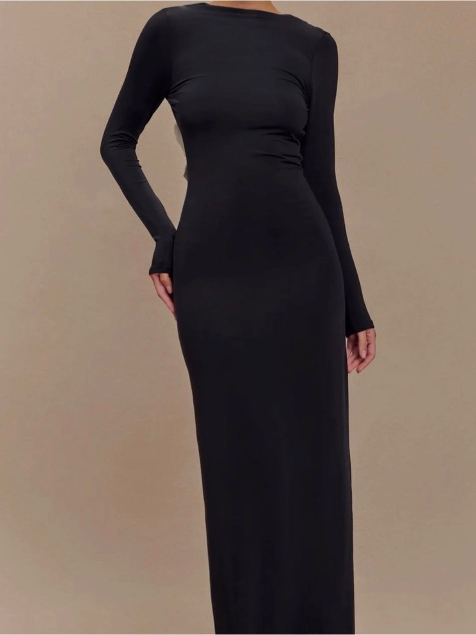 Meshki | Bennett Slinky Long Sleeve Dress